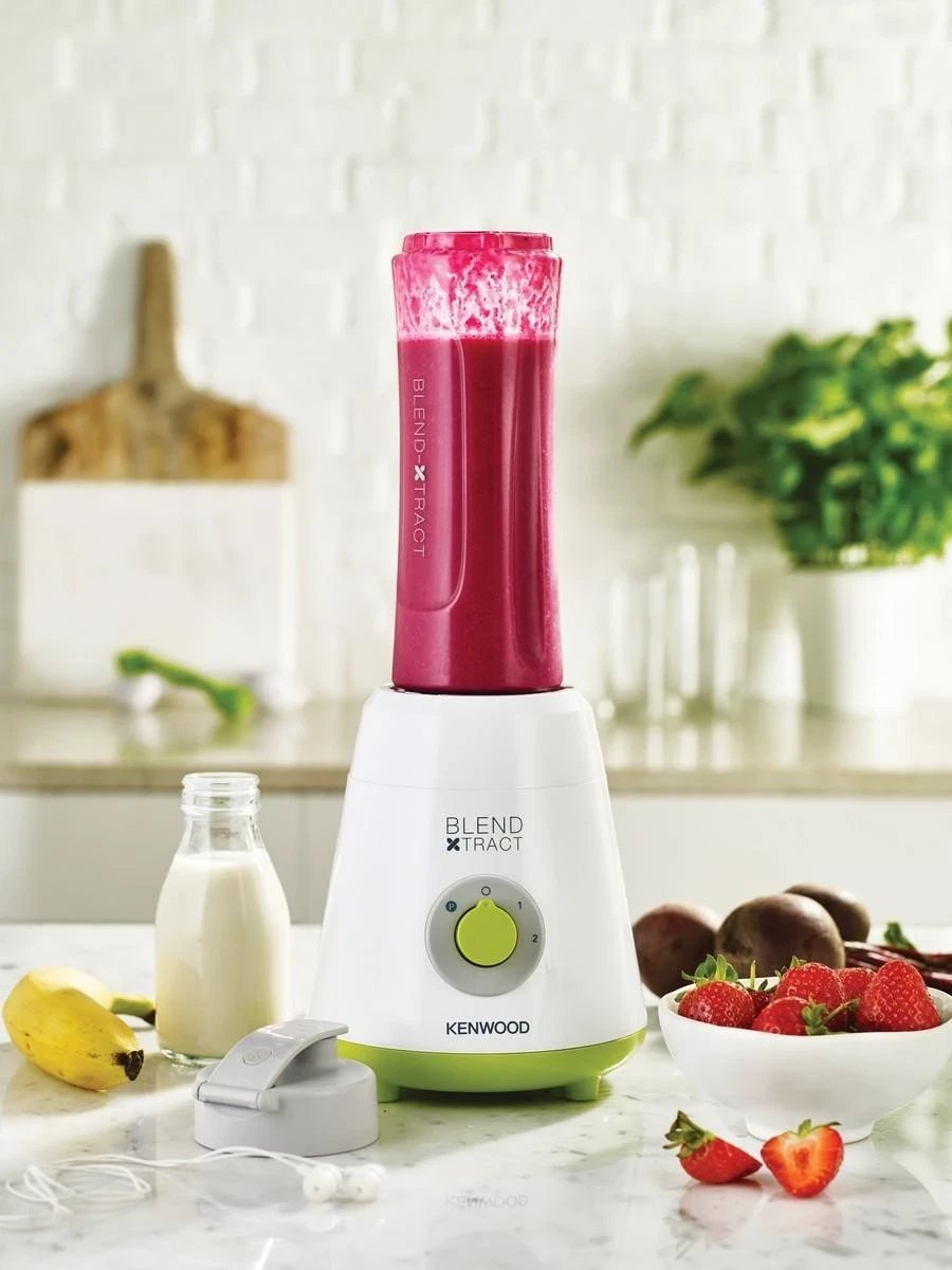 Blender Kenwood SMP060WG, me shpejtësi të dyfishtë dhe ngjyrë të bardhë-jeshile