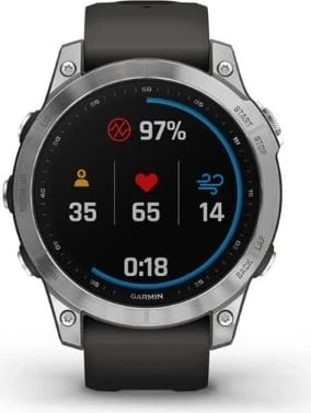 Orë inteligjente Garmin Fenix 7, e zezë