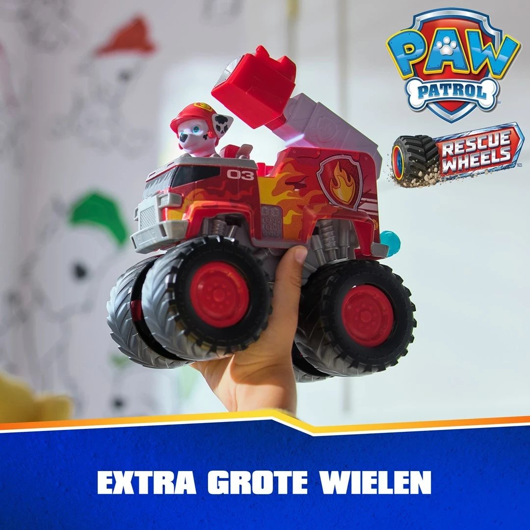 Vetura lodër SPIN MASTER PAW Patrol Marshall, e kuqe