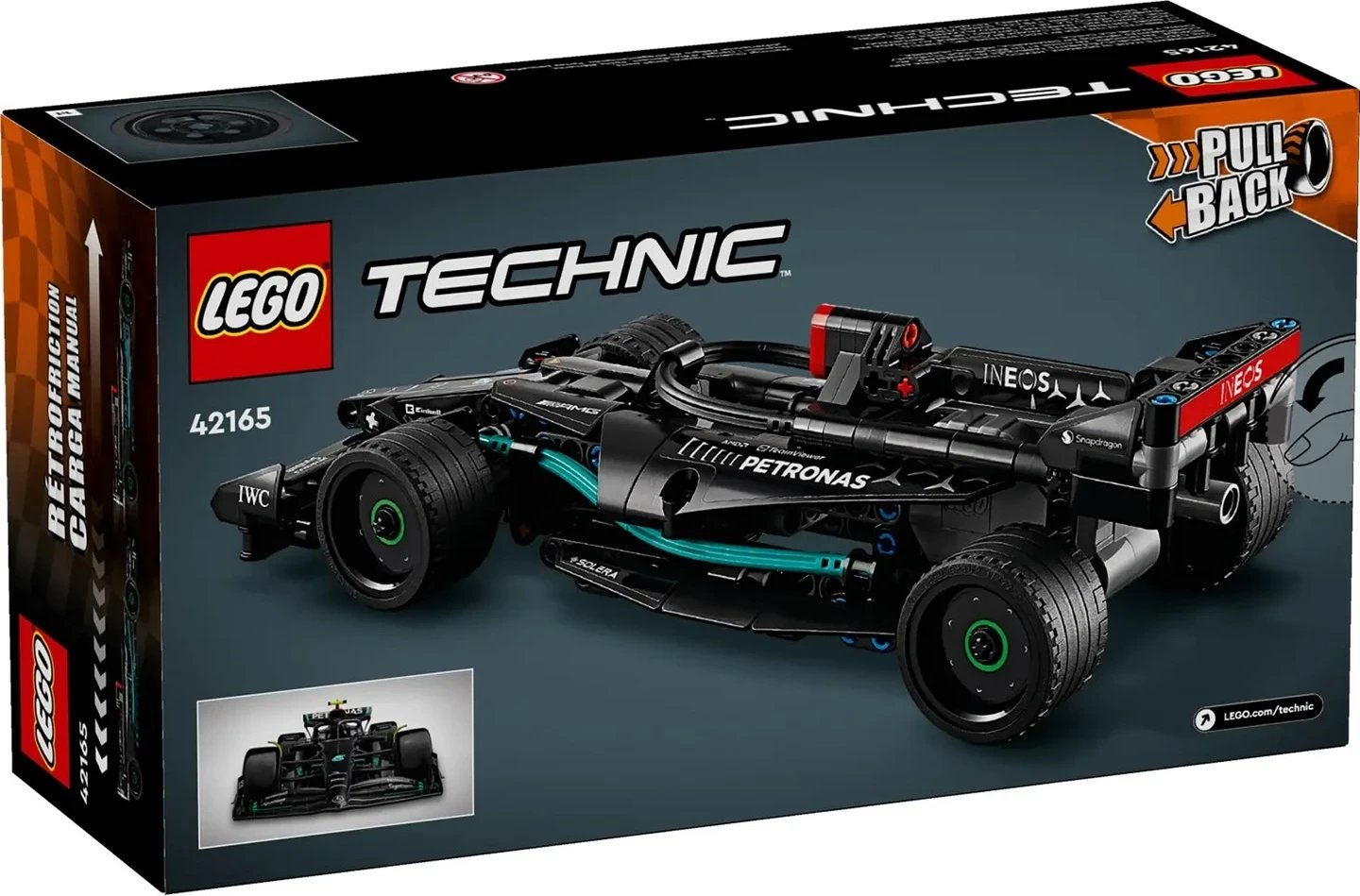 Set Lego Technic Mercedes-AMG F1 W14 E Performance Pull-Back