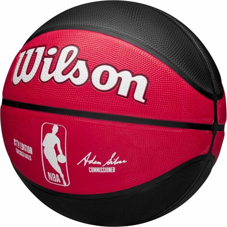 Top basketbolli Wilson, Chicago Bulls, i zi dhe i kuq