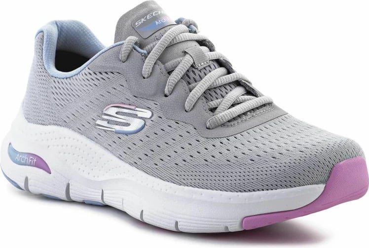 Atlete për femra Skechers, hiri/ argjend