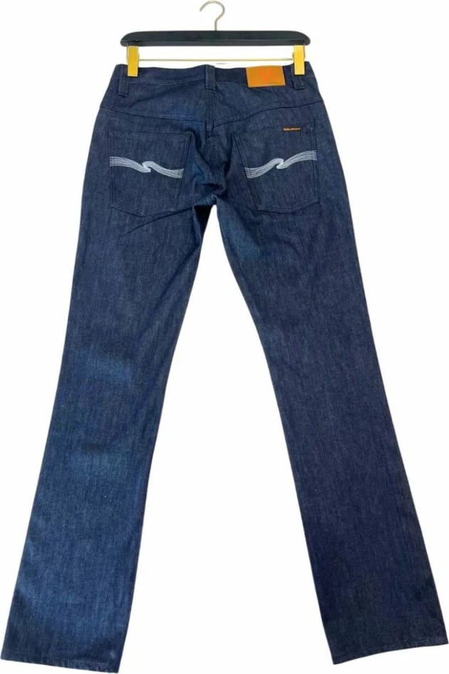 Pantallona xhins Nudie Jeans, për meshkuj, blu