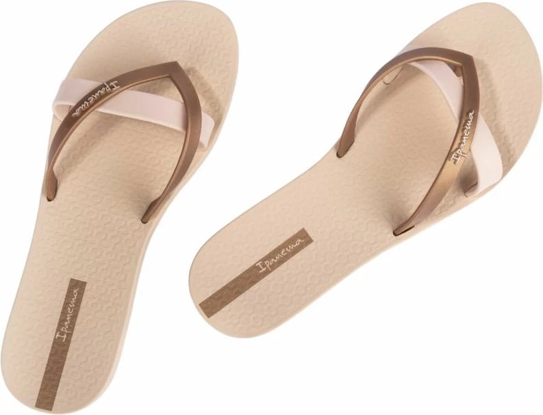 Flip-flops femra Ipanema, bezhë