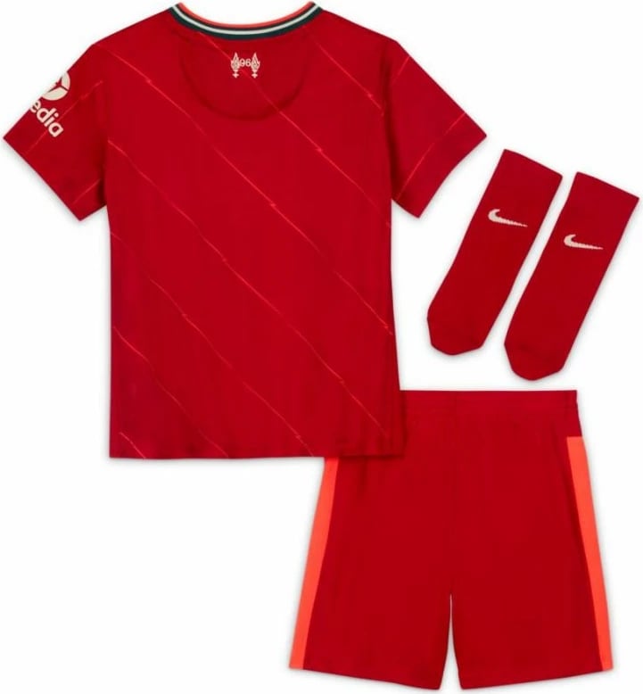 Komplet futbolli për fëmijë Nike, i kuq