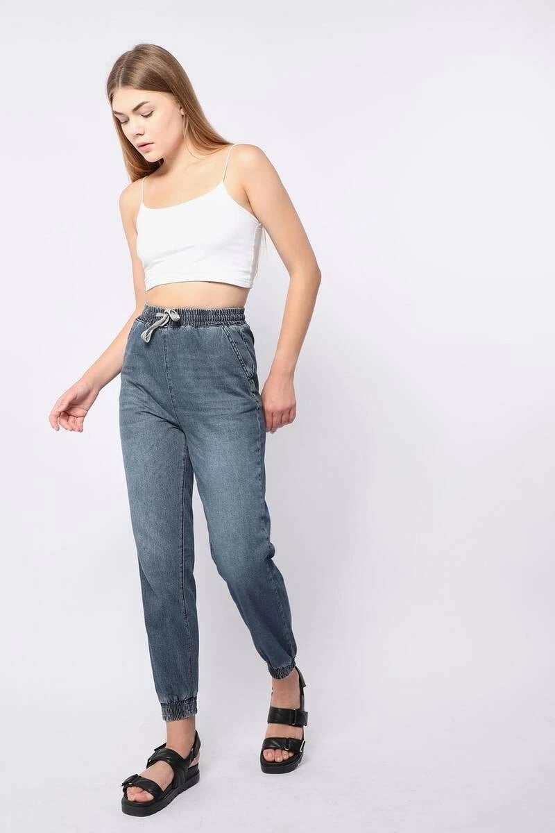 Pantallona sportive për femra Banny Jeans, blu