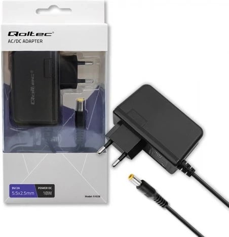 Adapter Qoltec 51028, 18 W, i zi