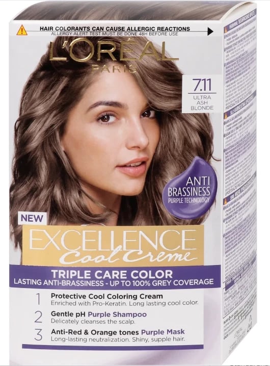 Excellence 7.11 Cool  Ultra Ash Blonde