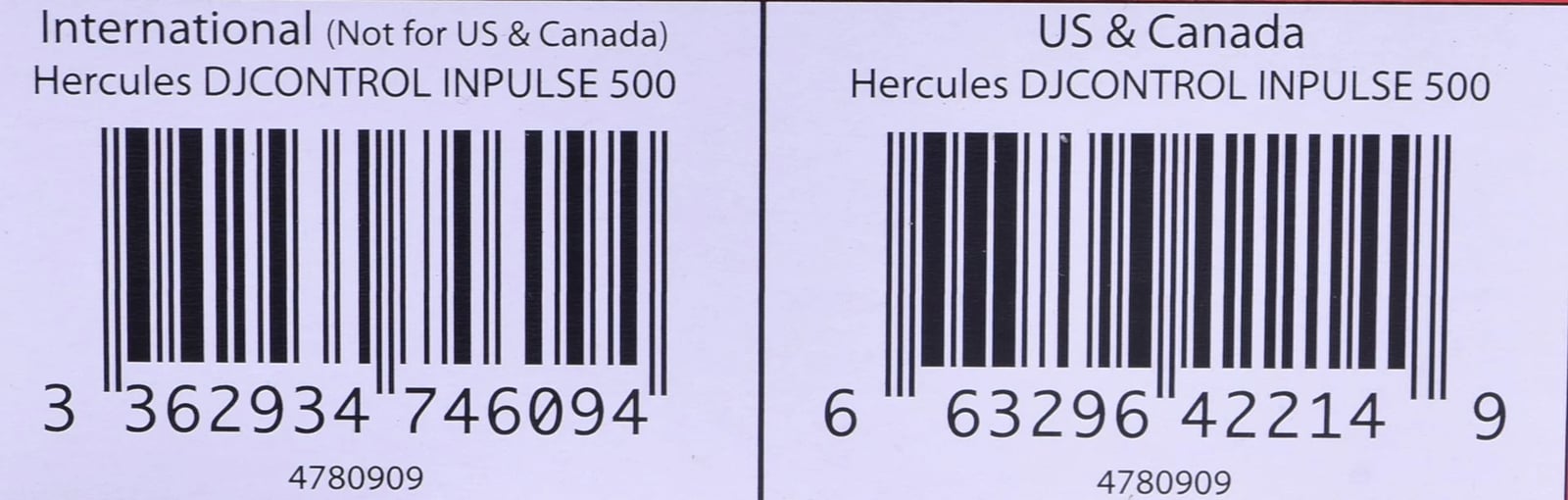 Kontrollues DJ Hercules Inpulse 500, e zezë 