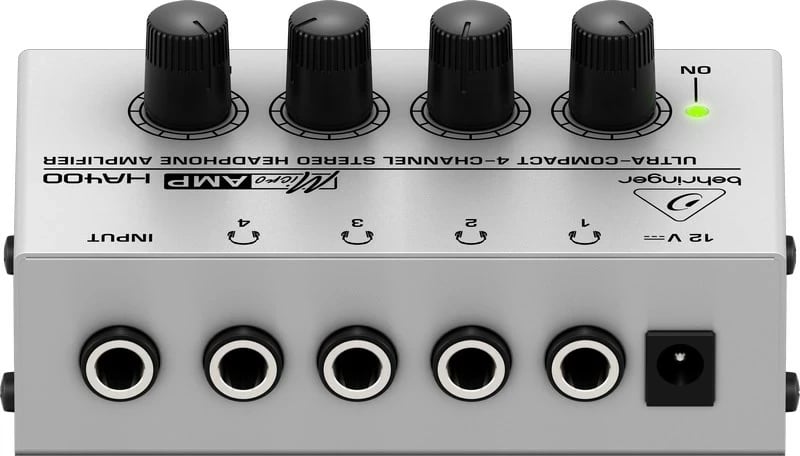 Amplifikator kufjesh Behringer HA400, i zi, Gri