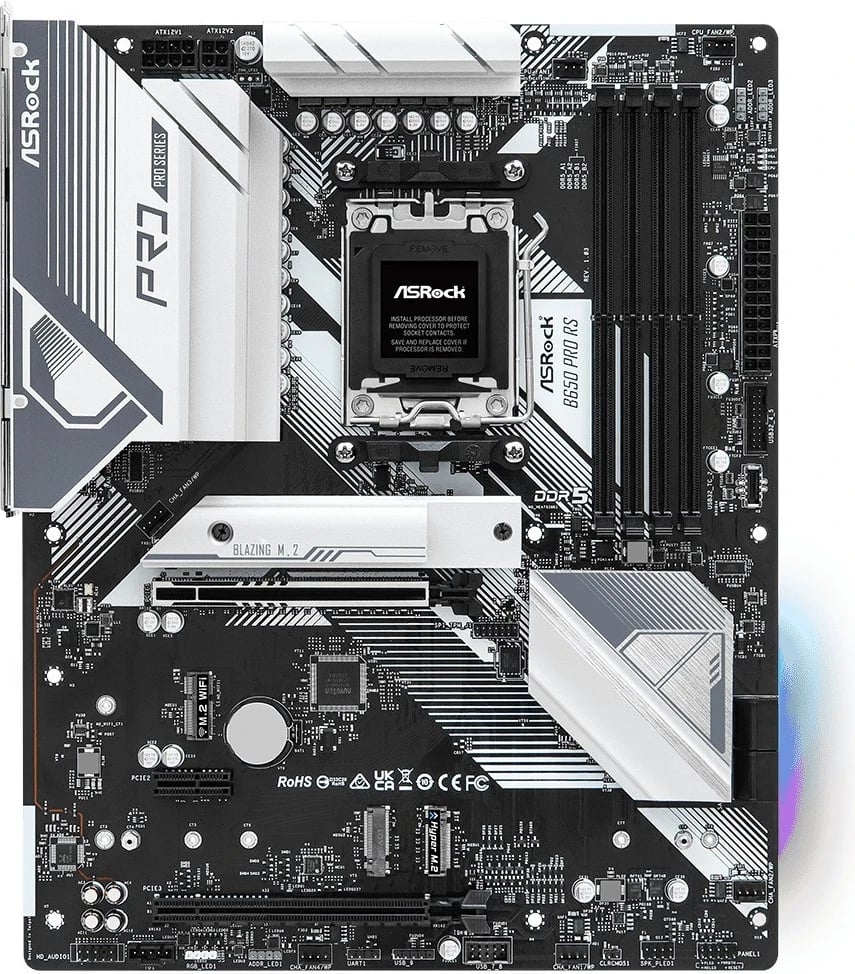 Pllakë amë ASRock B650 Pro RS, Socket AM5, Chipset B650, DDR5