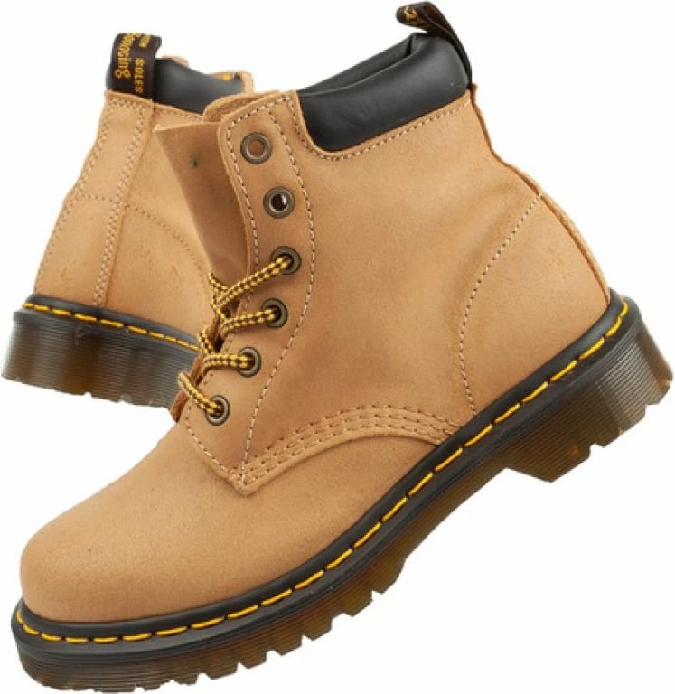 Çizme për femra Dr Martens, të kafëta