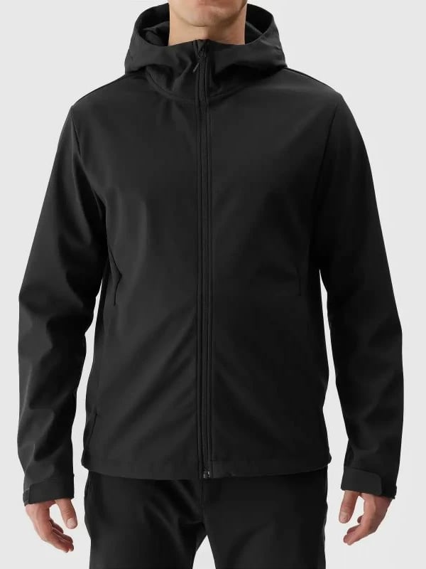 Jakne softshell për meshkuj 4F, e zezë