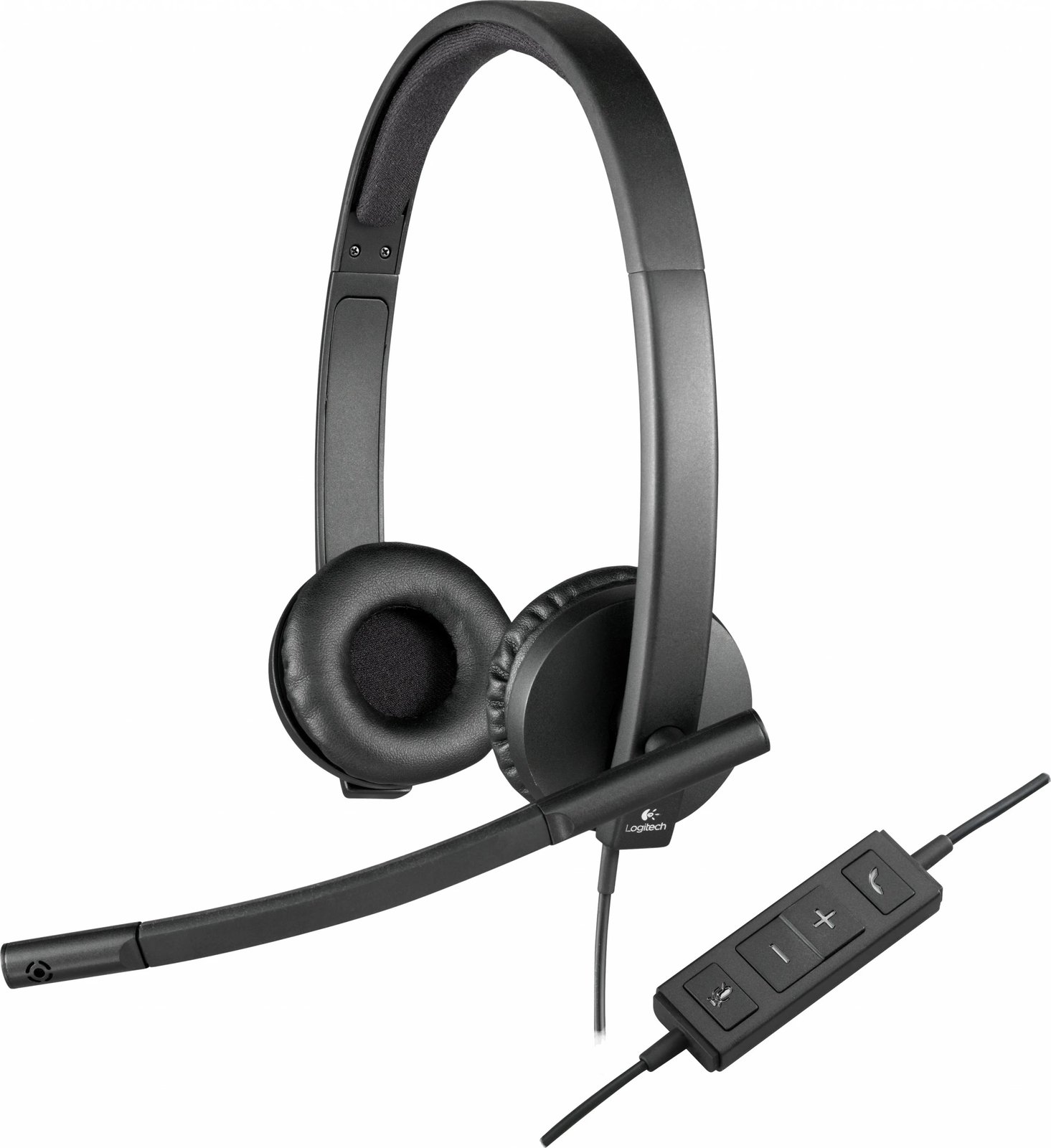 Kufje Logitech USB H570e Stereo, Wired, Office/Call center, 31.5 - 20000 Hz, 111 g, Kufje, Black