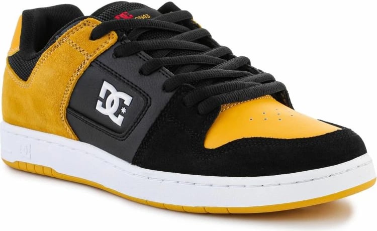 Atlete për meshkuj DC Shoes Manteca 4 Skate, të zeza me të verdhë