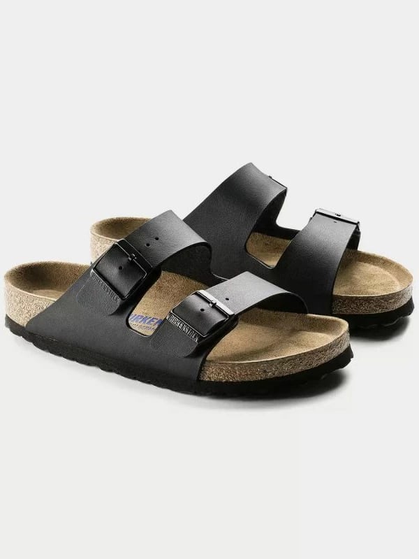 Papuqe Birkenstock, unisex, të zeza