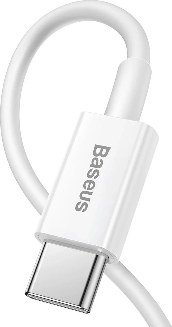 Kabllo Baseus Superior Series, 20W, PD, 0.25m, bardhë