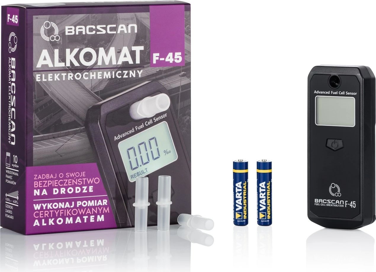 Alkool tester BACscan F-45, 0 - 4%, E zezë