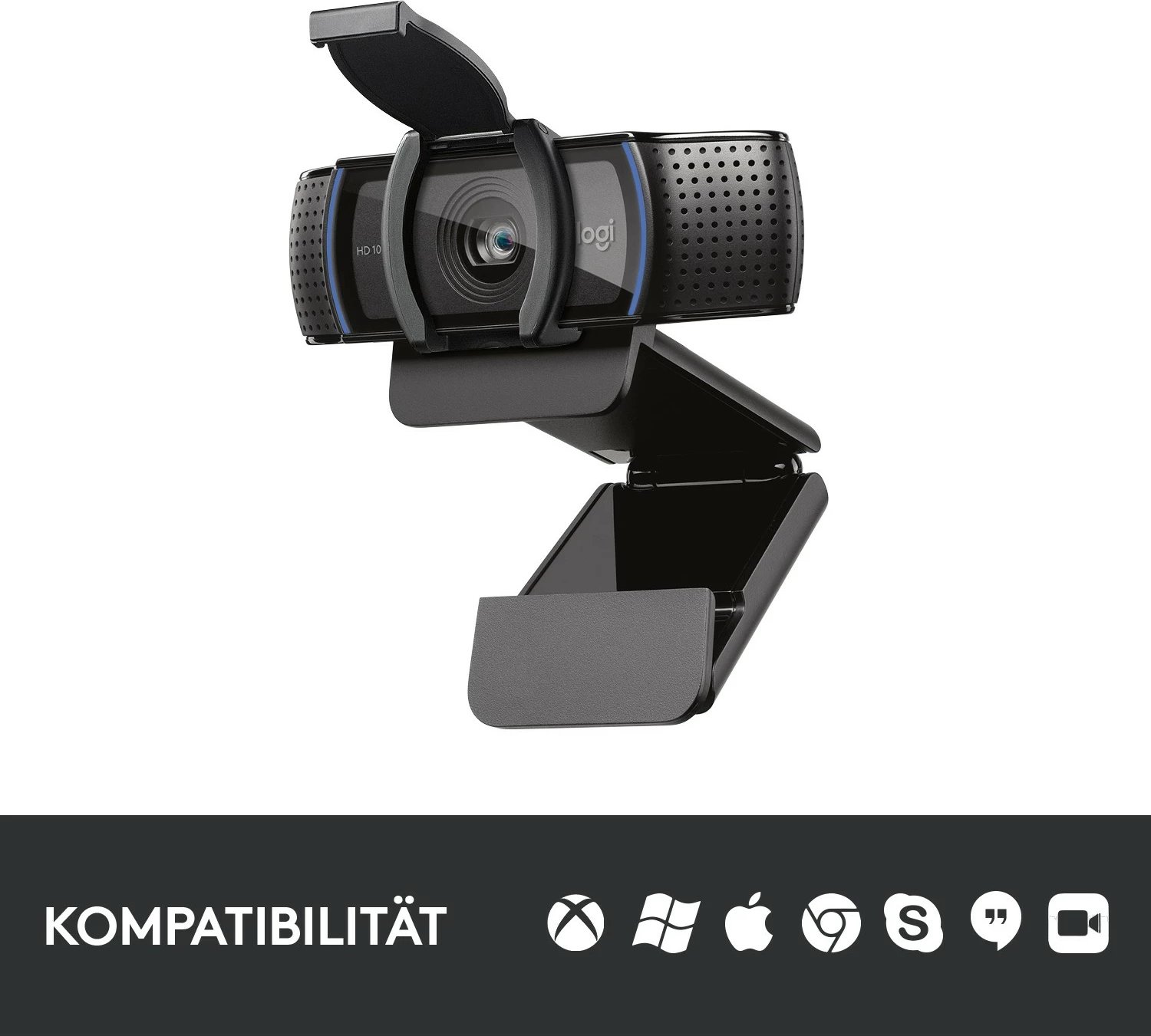 Kamera Logitech HD Pro Webcam C920, 1920 x 1080 pixels, Full HD, 30 fps, 720p, 1080p, Kapak privatësie, 78°