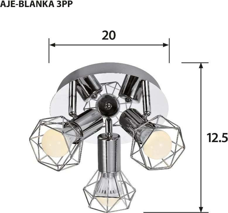 Llambë tavani Activejet AJE-BLANKA 3PP