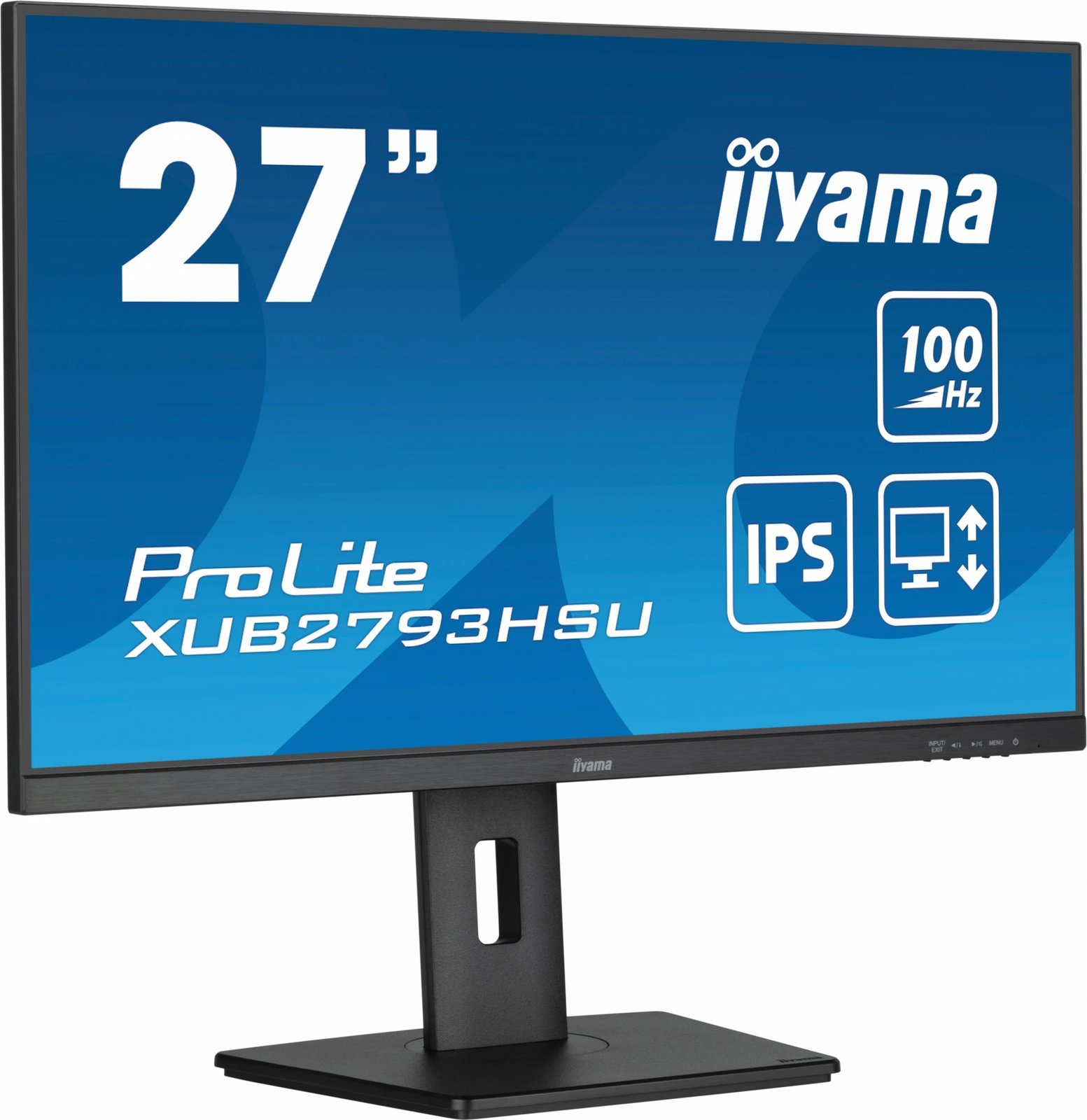 Monitor iiyama ProLite, 27", Full HD, LED, 1 ms, i zi