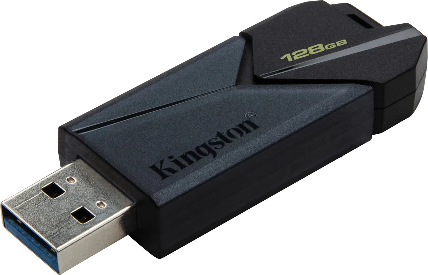 USB Kingston DataTraveler 128GB, e zezë