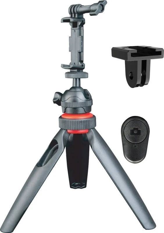 Mini tripod Digipower Active, bluetooth, e zezë