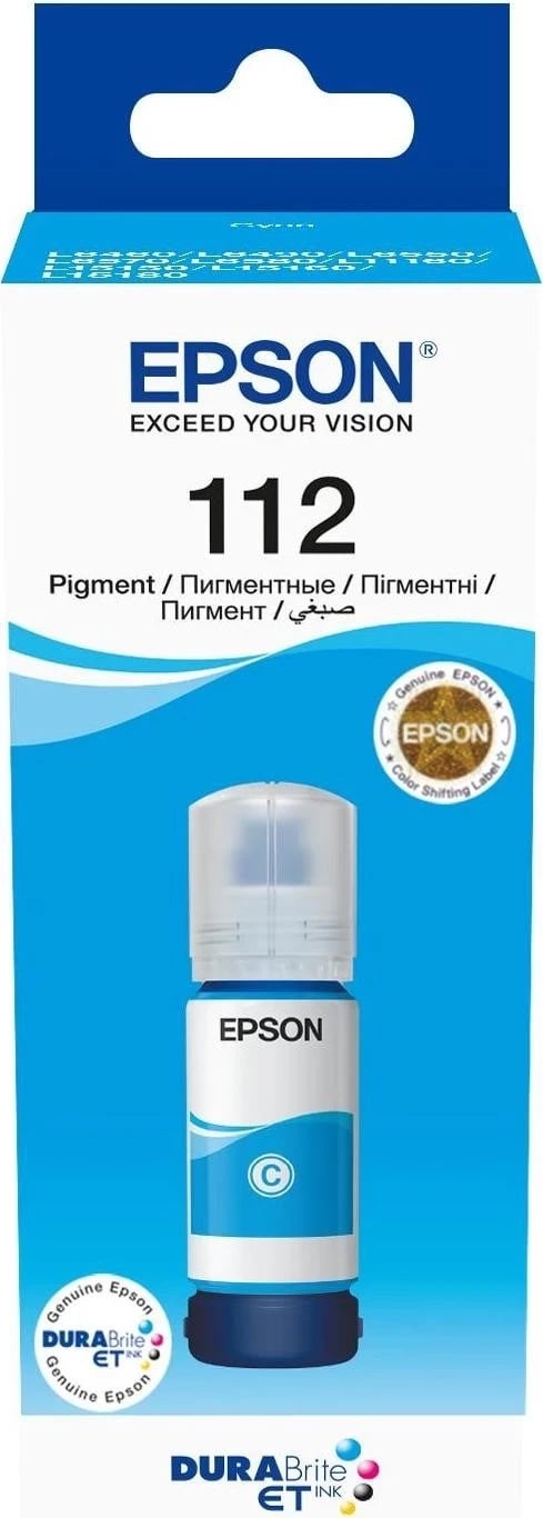 Kartuçë me bojë blu për Epson 112 EcoTank