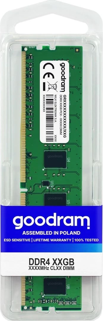 RAM memorie Goodram, 8GB DDR4, 3.2 GHz