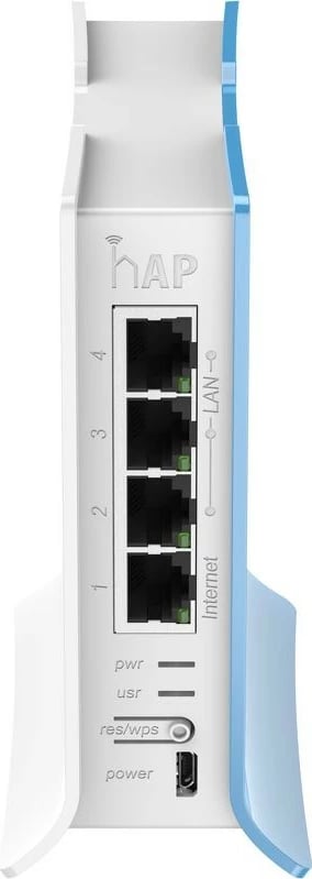 Router MikroTik RB941-2ND-TC, 300 Mbit/s, 10,100 Mbit/s, IEEE 802.11b/g/n, Blu/Bardhë