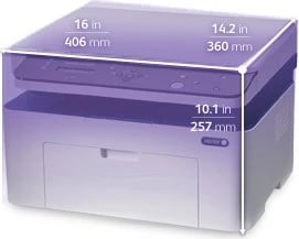 Printer multifunksional Xerox WorkCentre 3025/BI, Wi-Fi, i bardhë