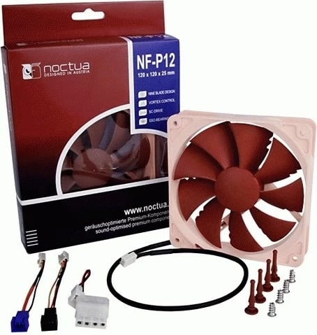 Ftohës Noctua NF-P12, 12V 