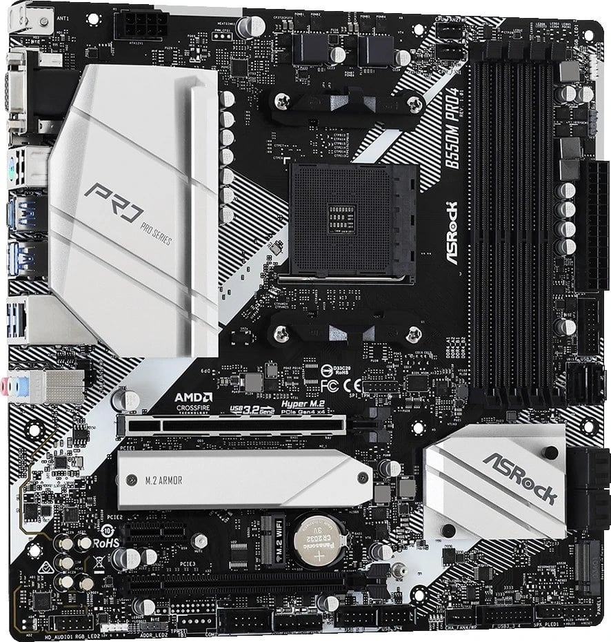 Pllakë amë ASRock B550M PRO4, Socket AM4, micro-ATX