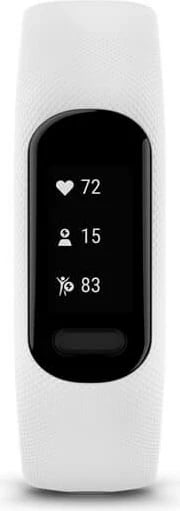 Smartband Garmin VIVOSMART 5, OLED, GPS, Bardhë