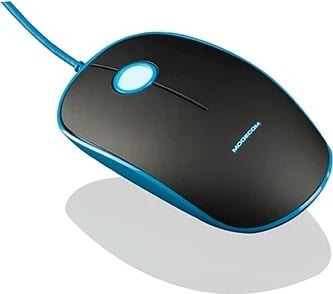 Maus Modecom MC-M111, USB, optik, 1600 dpi, zi-kaltër