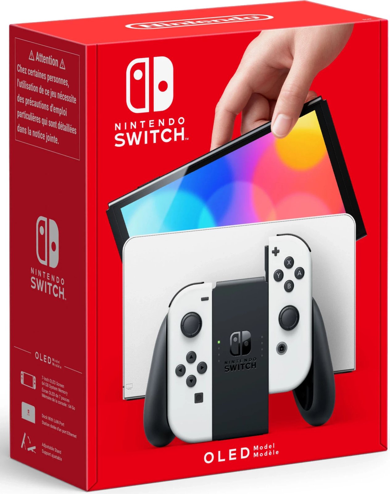 Konsolë Nintendo Switch OLED e bardhë