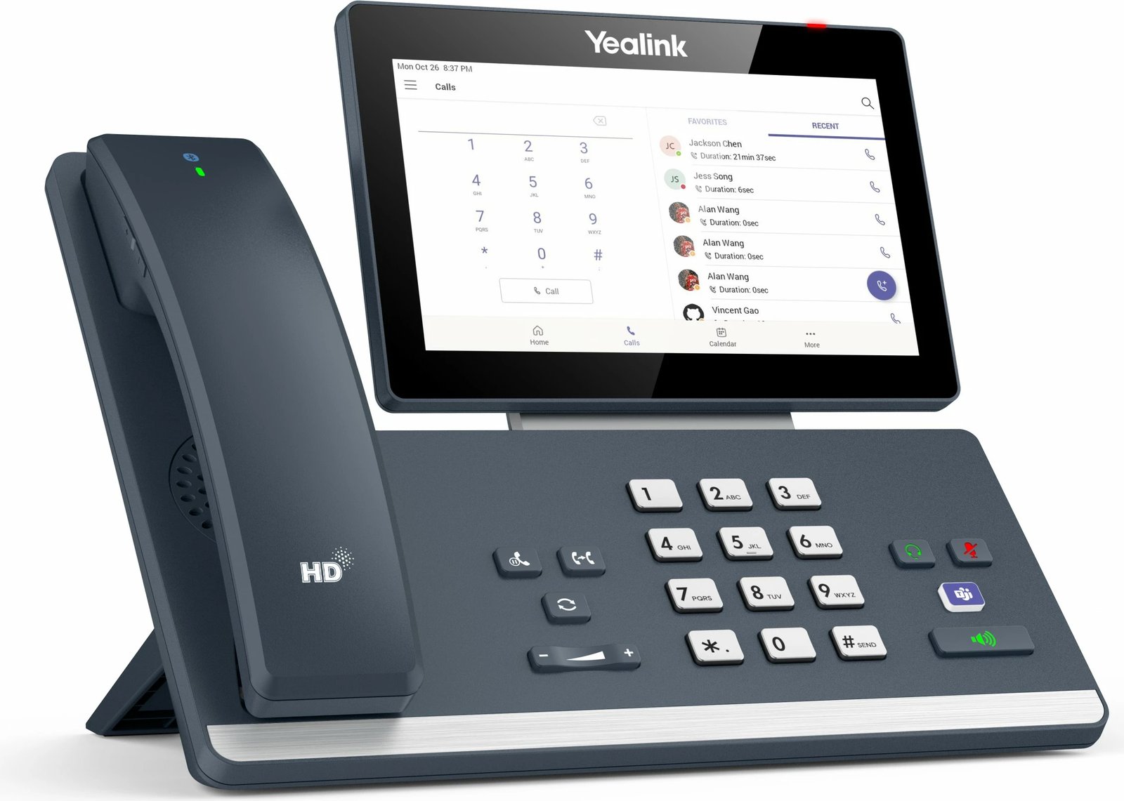 Telefon IP Yealink MP58-WH Microsoft Teams Edition, Wireless handset, Desk, Android, Gri