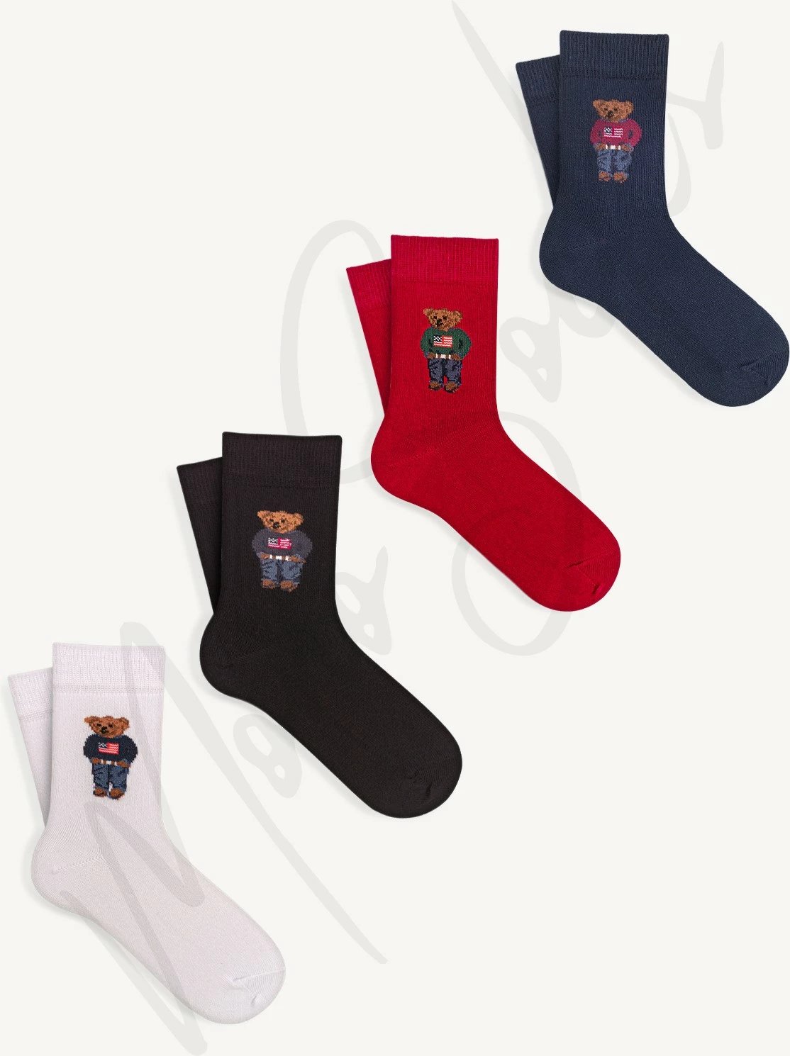 Çorape për vajza Mono Socks, 4 copë