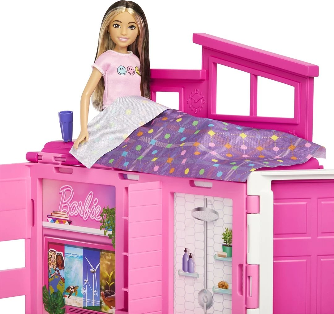 Set shtëpiake Barbie Cozy House + Kukull HRJ77 MATTEL