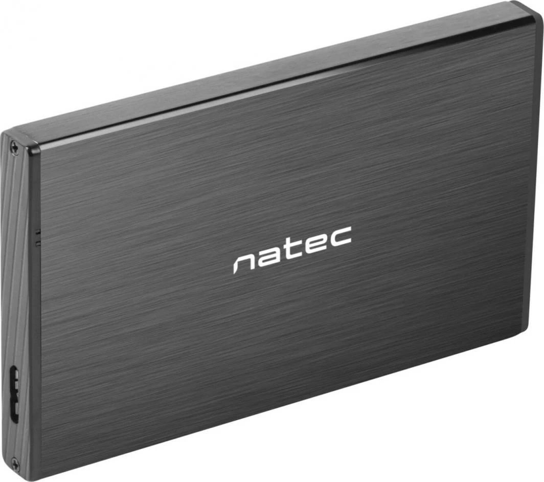 Kuti për disk HDD/SSD, NATEC RHINO GO, 2.5", e zezë