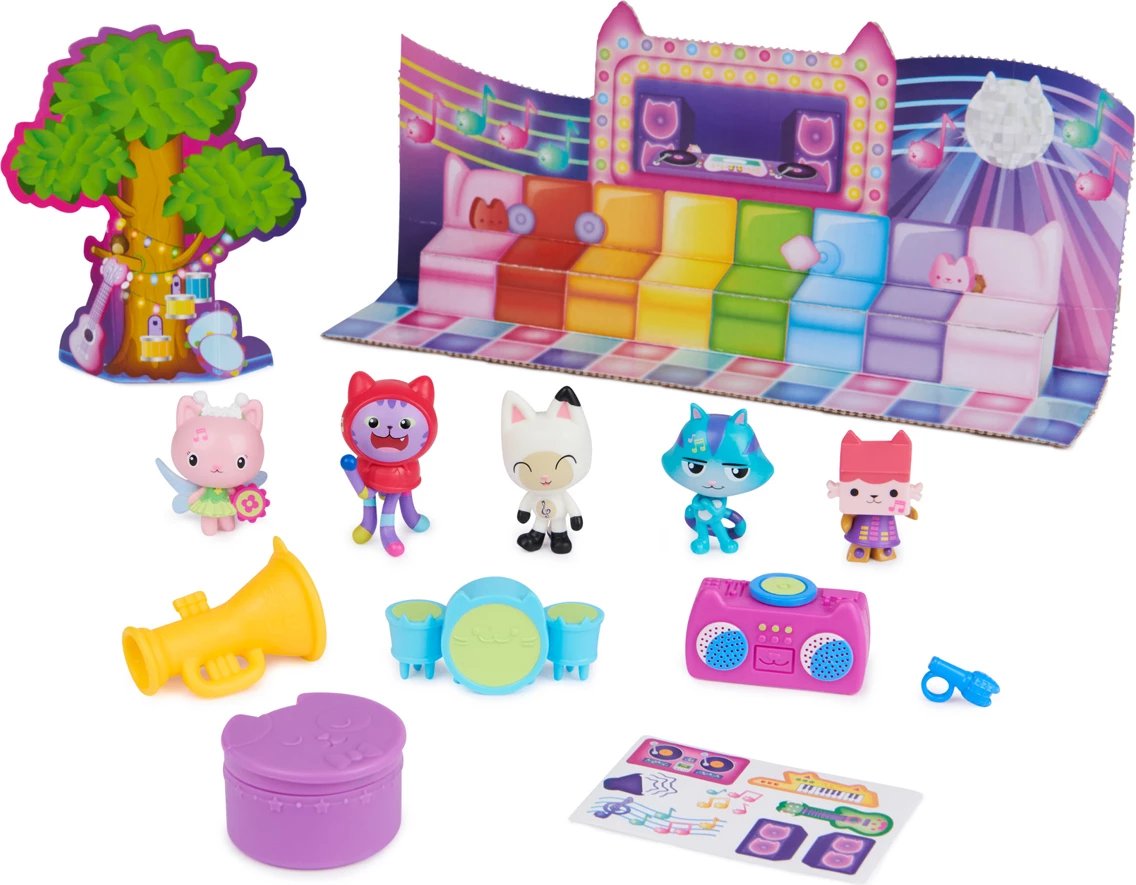 Gabby's Dollhouse Groove with Gabby & Friends Musical Playset