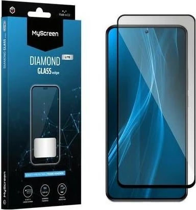 Mbështjellës MyScreen Diamond Glass Lite Edge Full Glue për Samsung Galaxy Xcover7, i zi