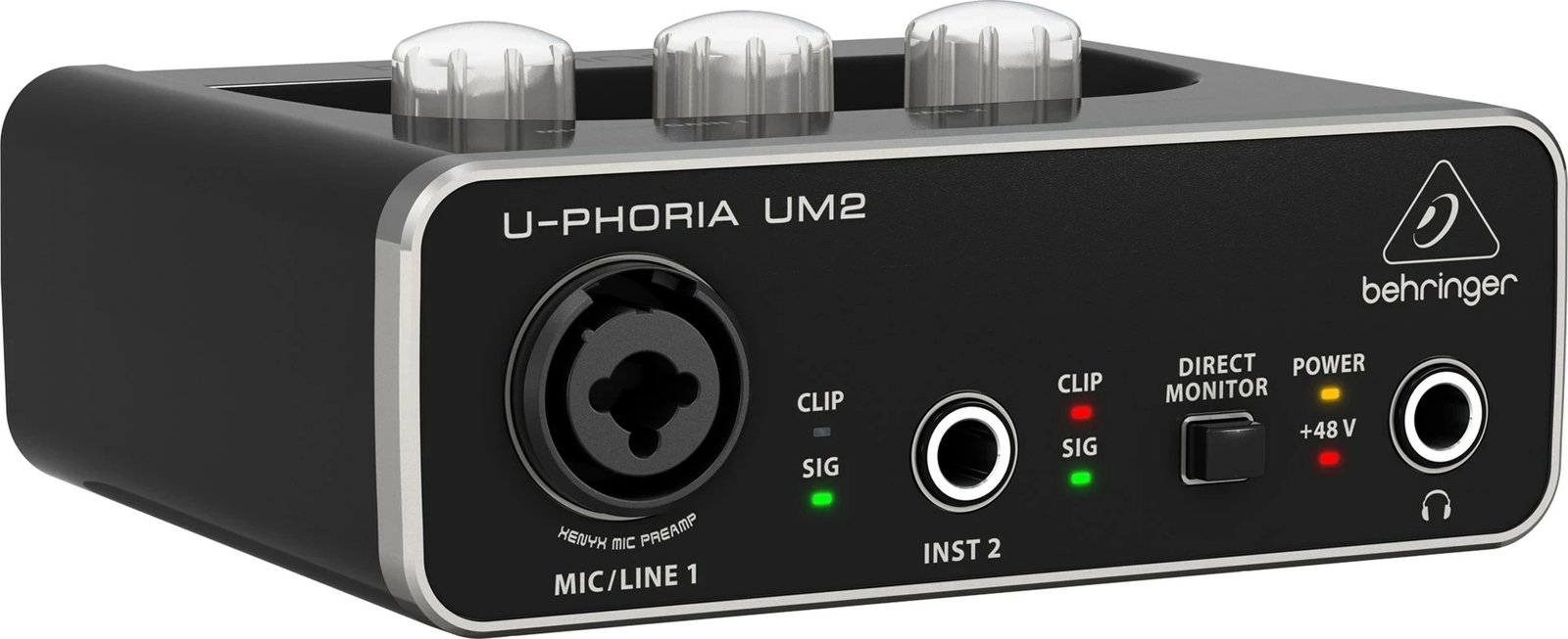 Audio interface Behringer UM2, e zezë