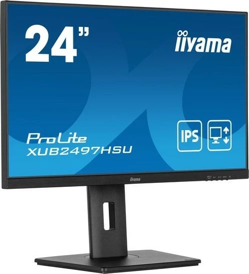 Monitor iiyama Prolite XUB2497HSU-B1, 23.8'', IPS, Full HD, 1ms, 100Hz, e zezë