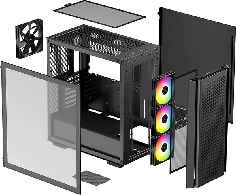 Kasë DeepCool CG560 Midi Tower e zezë