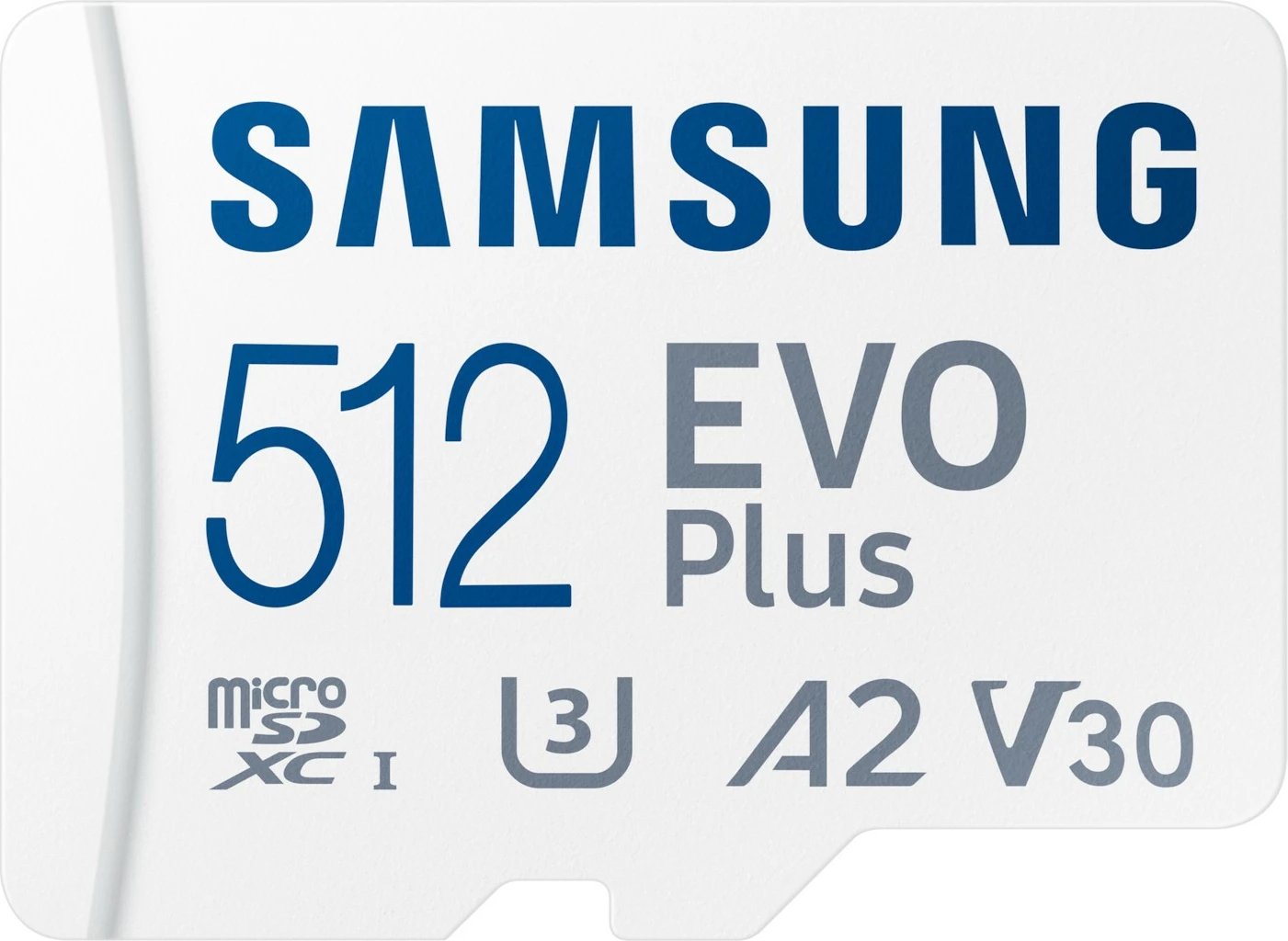 Kartelë MicroSDXC Samsung MB-MC512S, 512 GB, UHS-I, 160 MB/s, Class 3 (U3), V30, Bardhë