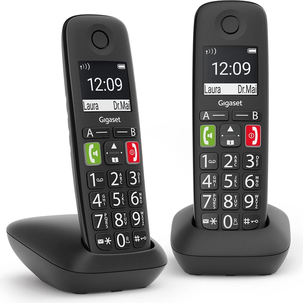 Telefon Gigaset E290 Duo, wireless, i zi | foleja