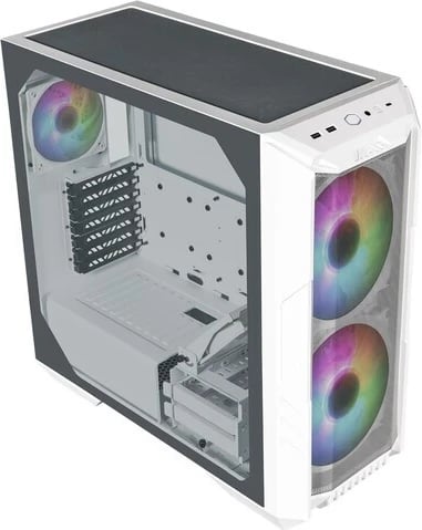 Kasë CoolerMaster HAF 500, Midi Tower, e bardhë