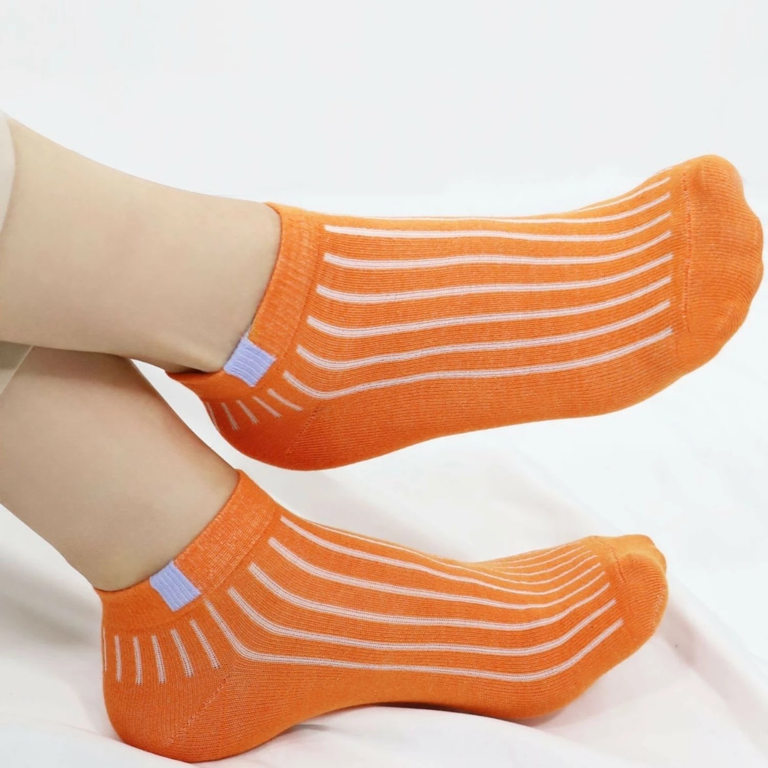 Çorape për femra Kral Socks, shumëngjyrëshe, set 8 copë