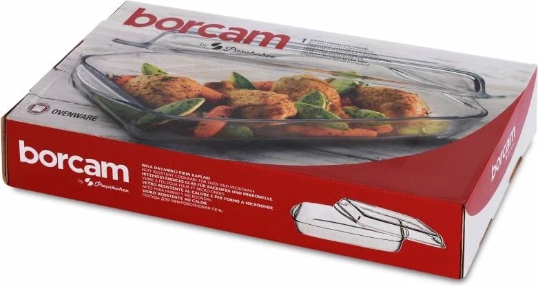 Enë për pjekje me kapak, Borcam (1 copë) 1.95 L